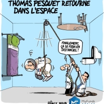 thomas pesquet distanciel